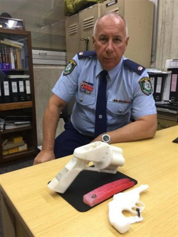 澳大利亞警方警告：3D打印手槍會(huì)造成嚴(yán)重威脅