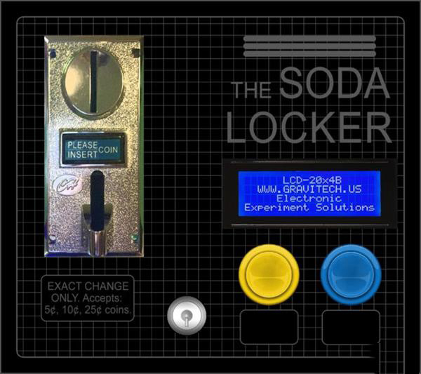 17歲美國創(chuàng)客3D打印自動售貨機Soda Locker，可放入學校儲物柜