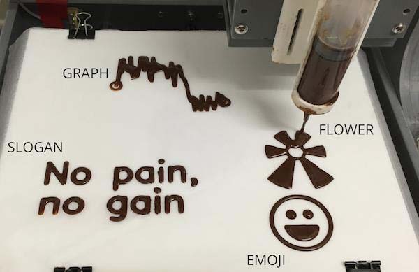 EdiPulse系統將鍛煉數據變成3D打印巧克力，自我監控更愉快